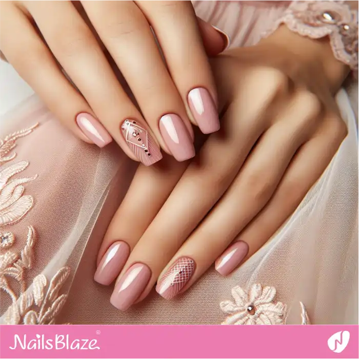 Casual Pink Nails Design | Spring Nails - NB4026
